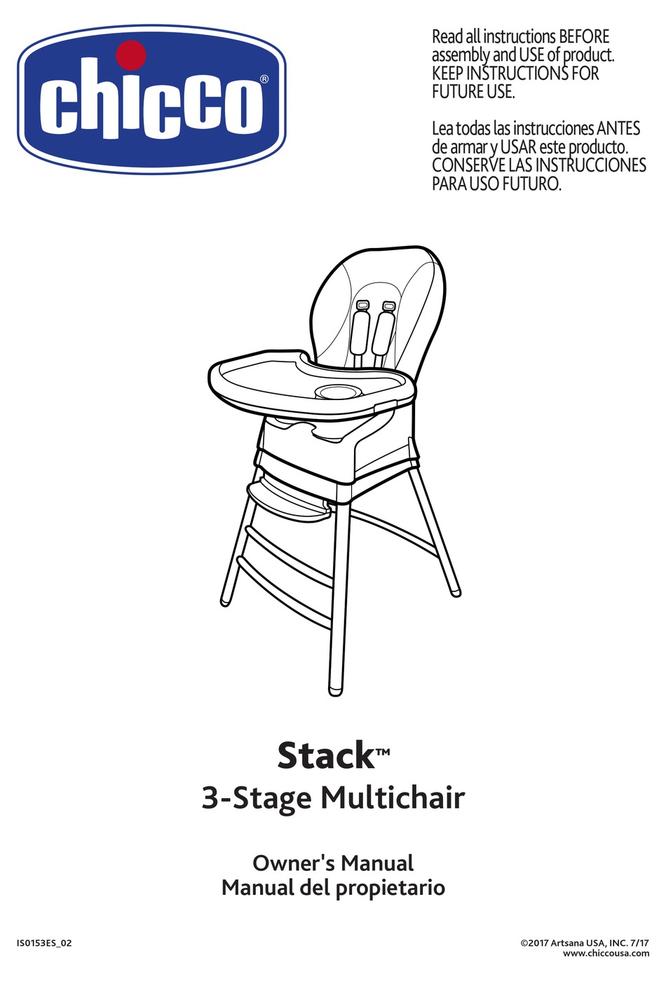 CHICCO STACK OWNER'S MANUAL Pdf Download ManualsLib