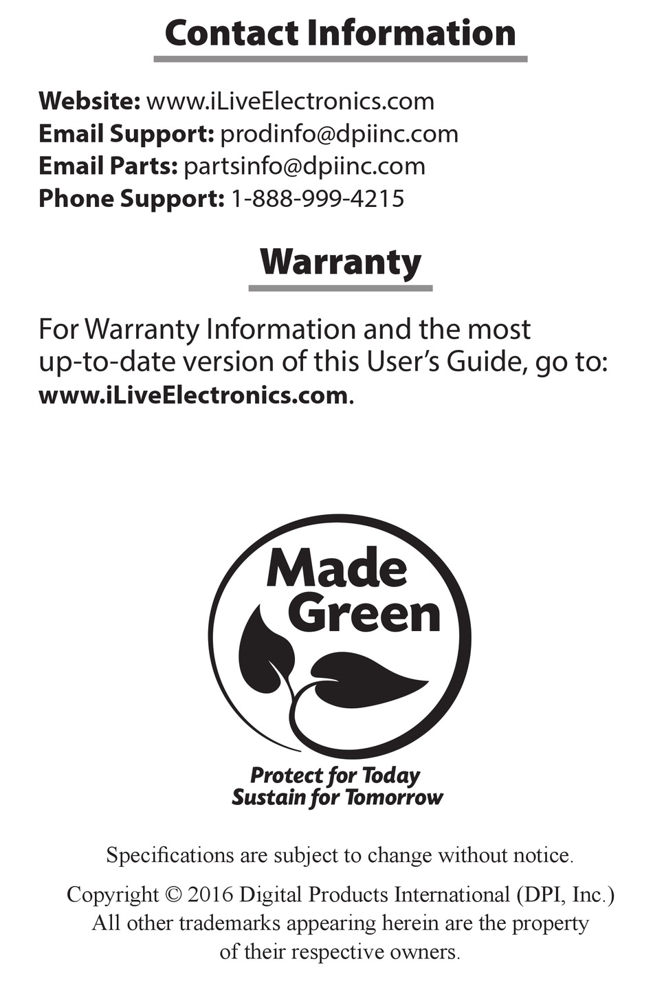 ILIVE IPC4005 USER MANUAL Pdf Download ManualsLib