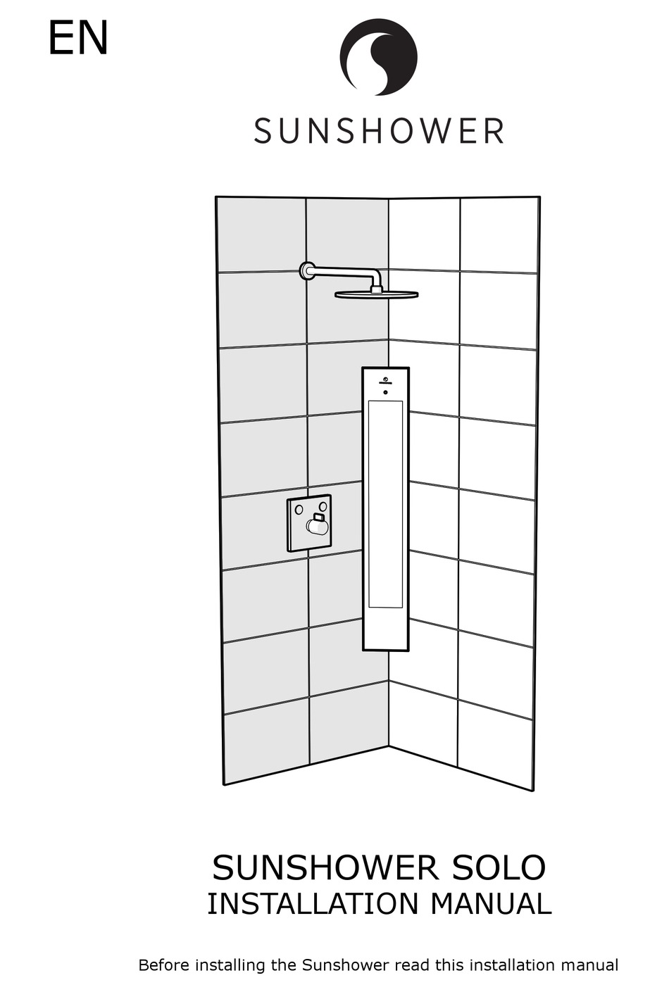 SUNSHOWER SOLO INSTALLATION MANUAL Pdf Download ManualsLib