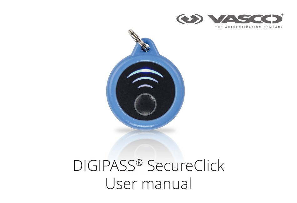 VASCO DIGIPASS USER MANUAL Pdf Download | ManualsLib
