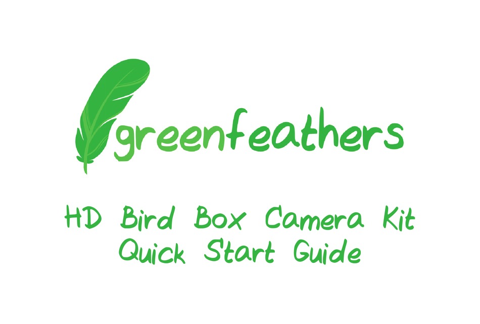 green feathers bird box camera kit
