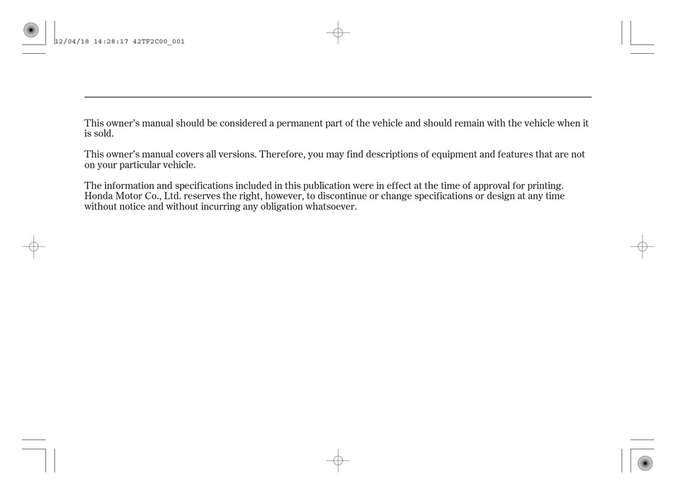 HONDA FIT 2014 OWNER'S MANUAL Pdf Download | ManualsLib