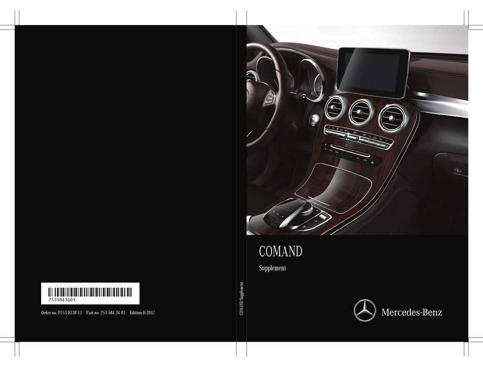 Mercedes Benz Comand Supplement Manual Pdf Download Manualslib