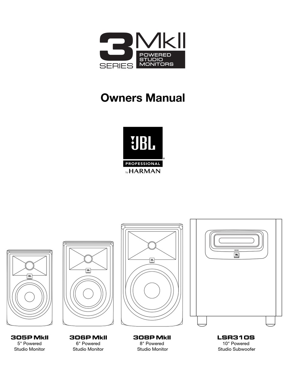 JBL 305P MKII OWNER'S MANUAL Pdf Download | ManualsLib
