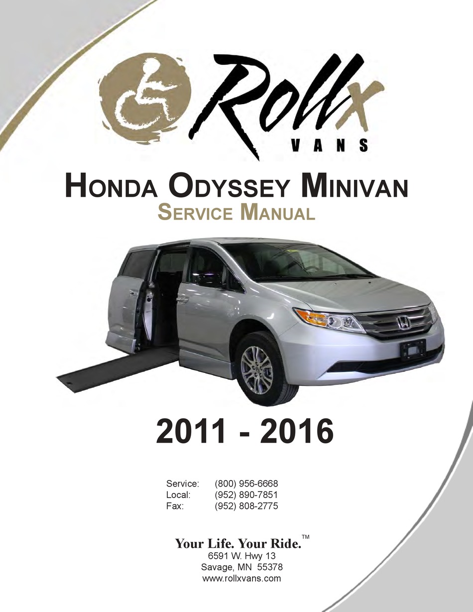 HONDA ODYSSEY SERVICE MANUAL Pdf Download | ManualsLib