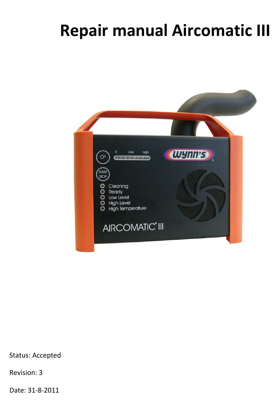 WYNN'S AIRCOMATIC III REPAIR MANUAL Pdf Download | ManualsLib