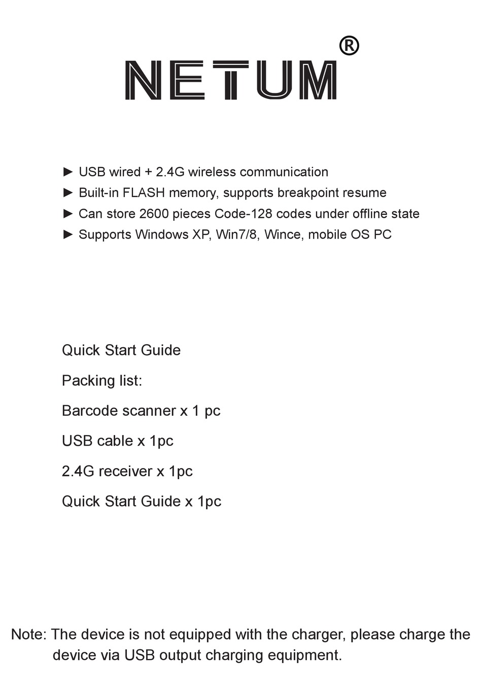 Netum Nt W8 Quick Start Manual Pdf Download Manualslib