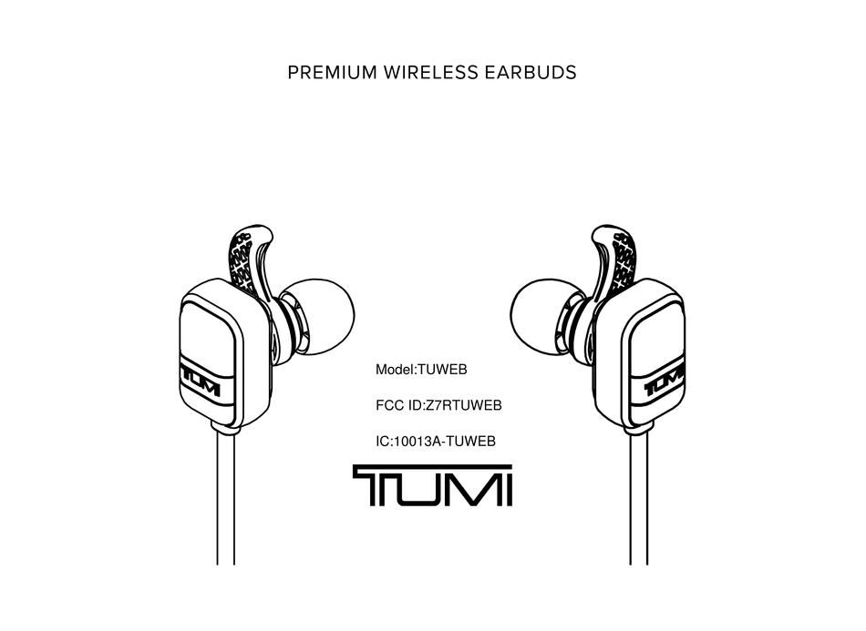 Tumi hotsell wireless earbuds