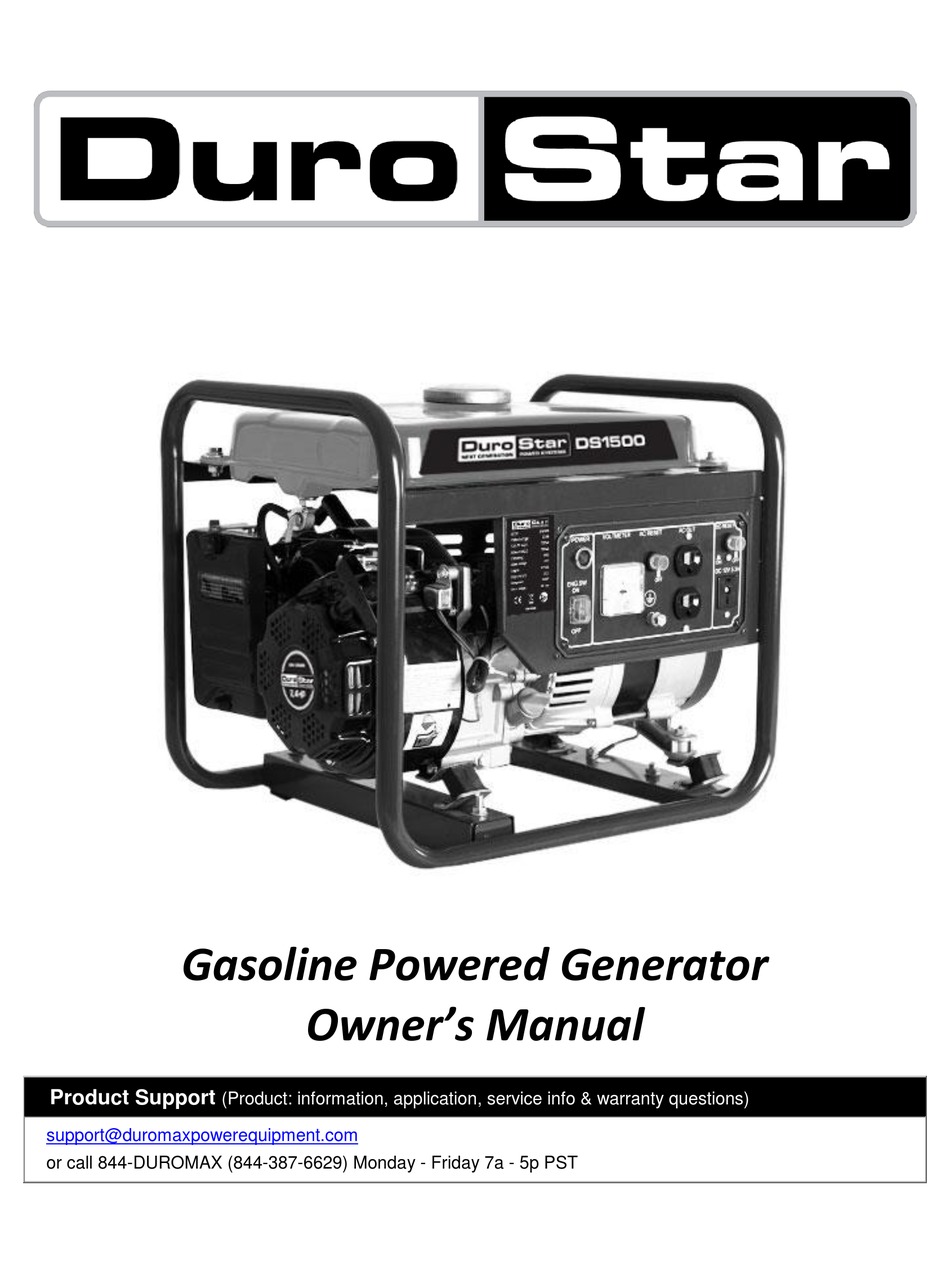 DUROSTAR DS1500 OWNER'S MANUAL Pdf Download | ManualsLib