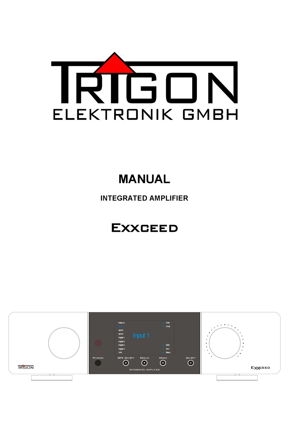 TRIGON ELEKTRONIK EXXCEED MANUAL Pdf Download ManualsLib