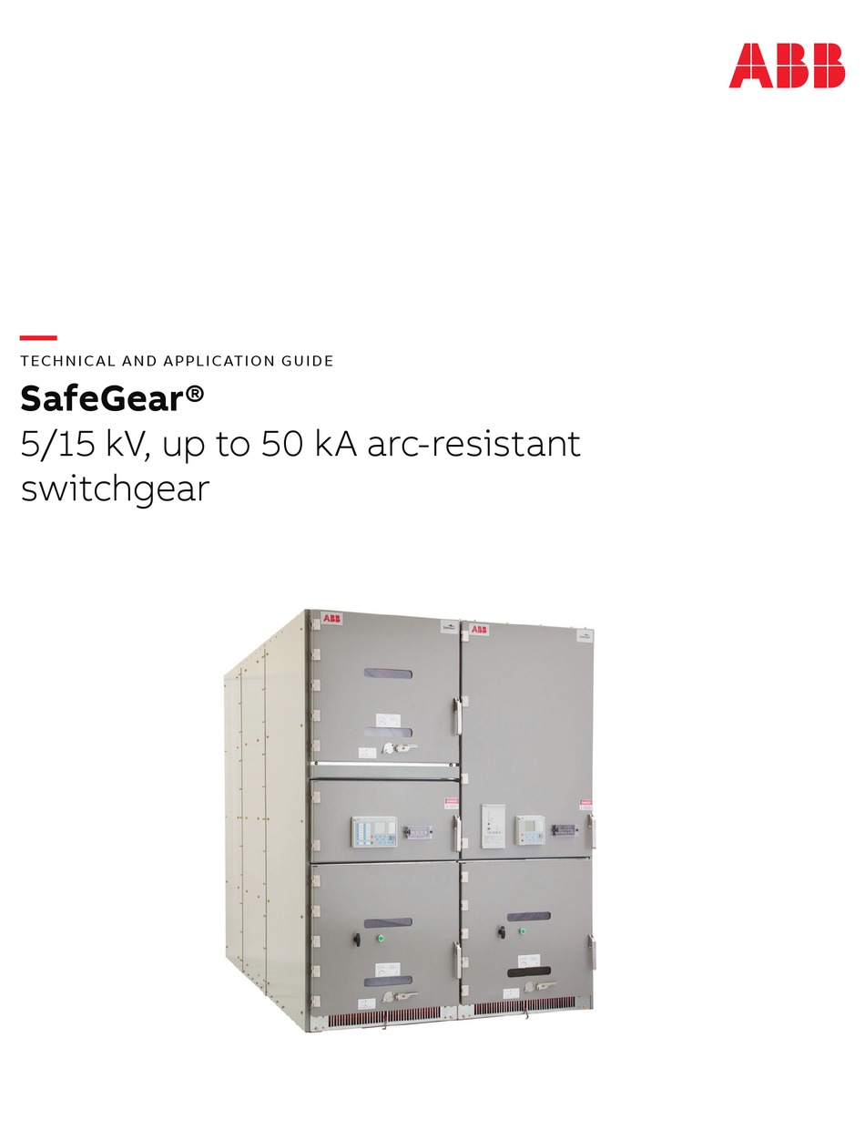 ABB SAFEGEAR TECHNICAL AND APPLICATION MANUAL Pdf Download ManualsLib