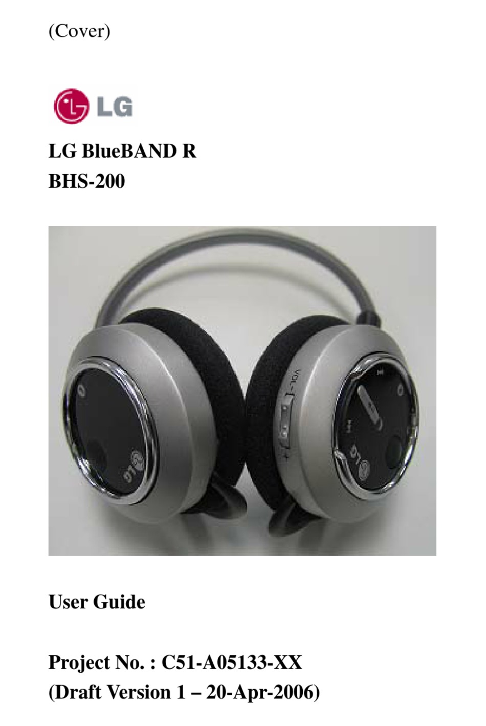 LG BLUEBAND R BHS 200 USER MANUAL Pdf Download ManualsLib