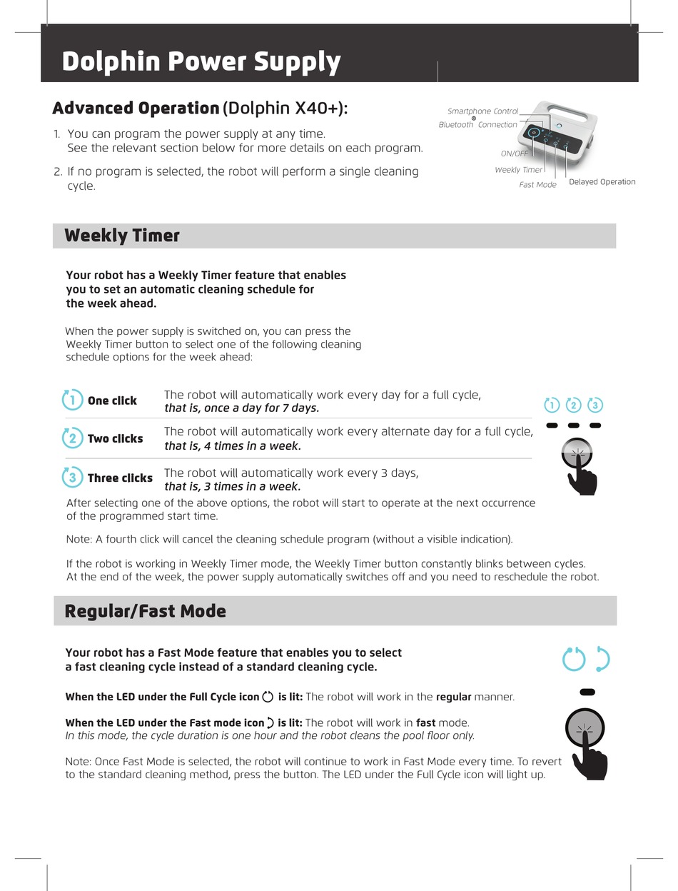dolphin 4 pool cleaner manual