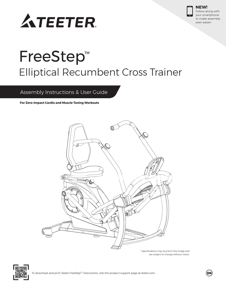 TEETER FREESTEP ASSEMBLY INSTRUCTIONS & USER MANUAL Pdf Download