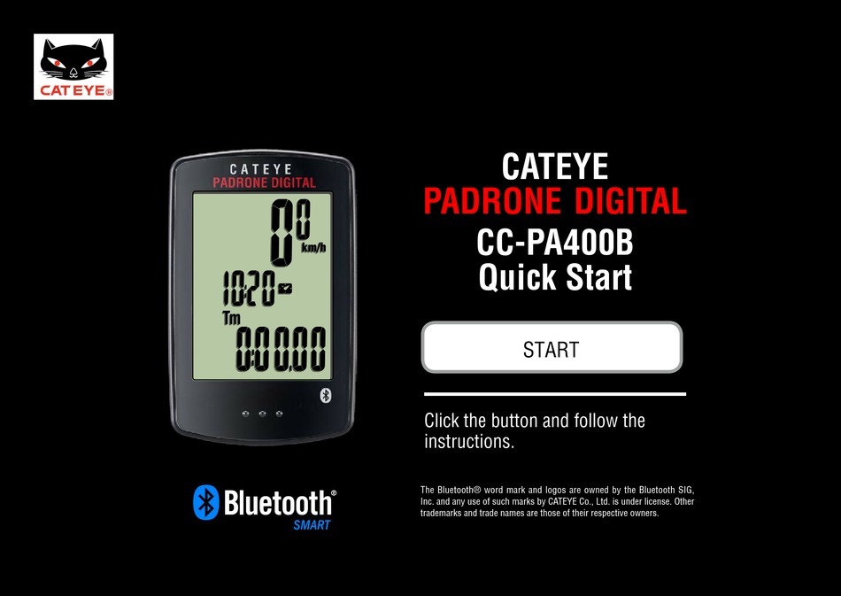 Cateye padrone best sale digital setup