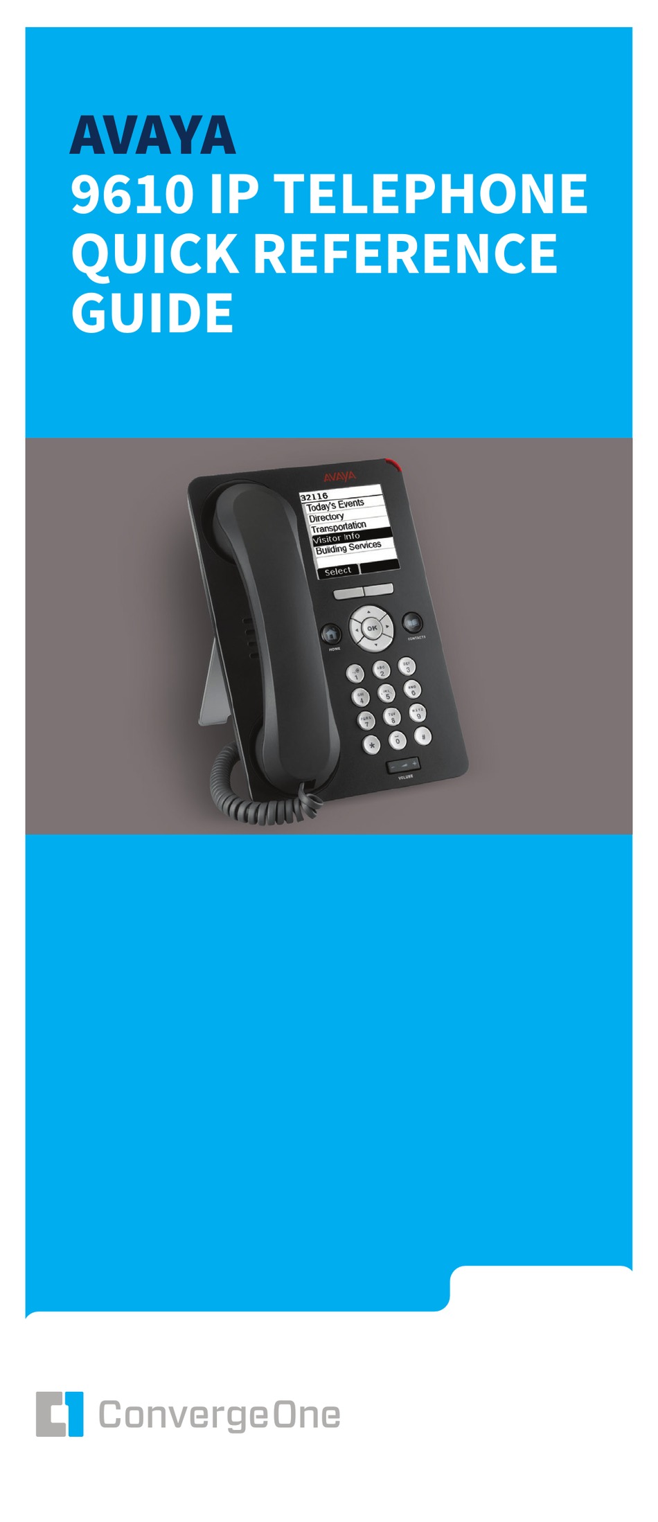 AVAYA 9610 QUICK REFERENCE MANUAL Pdf Download ManualsLib