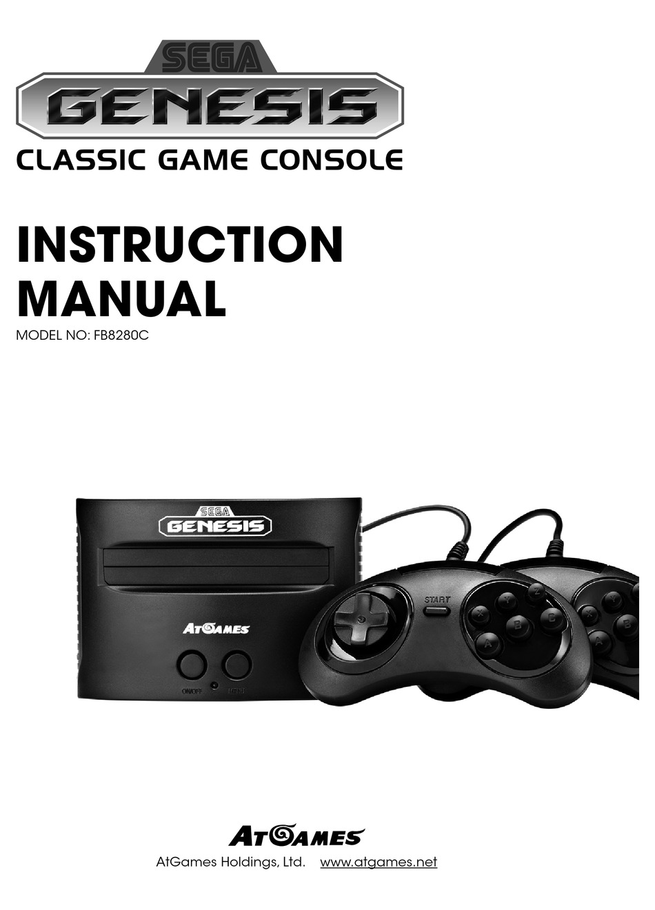 Sega Genesis Fb8280c Instruction Manual Pdf Download Manualslib