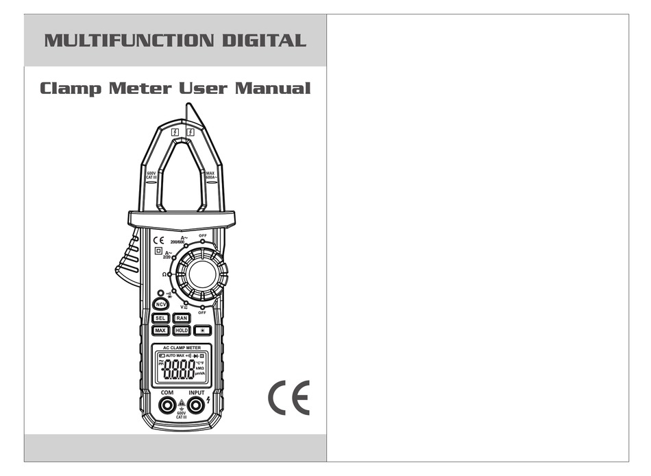 Mastech Ms2009a User Manual Pdf Download Manualslib