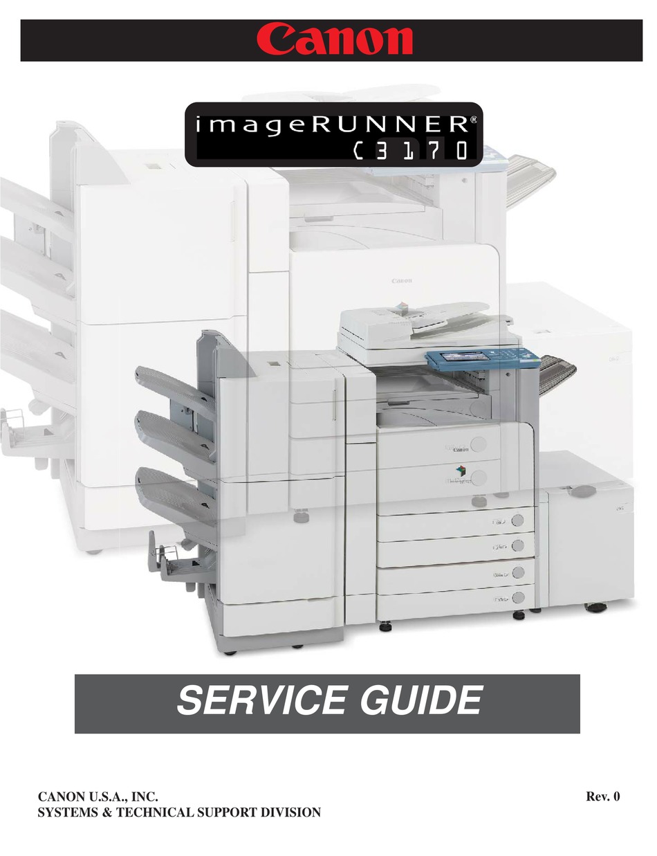 Canon Imagerunner C3170 Service Manual Pdf Download Manualslib