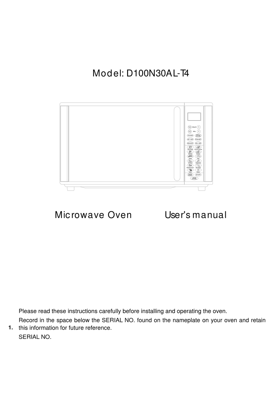 User manual Hamilton Beach P100N30AP-S3B (English - 32 pages)