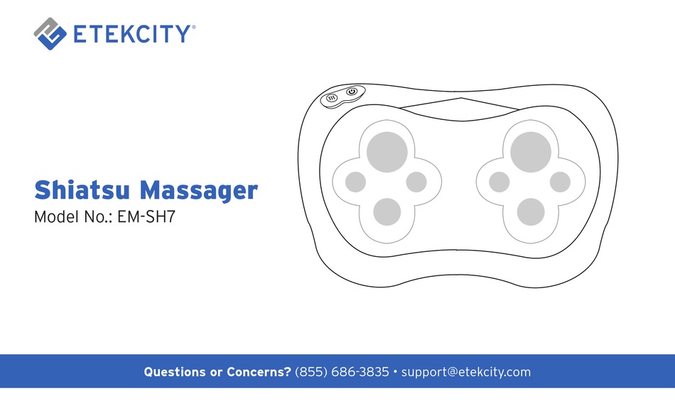 Etekcity  Wireless Shiatsu Massager (EM-SH7W) 