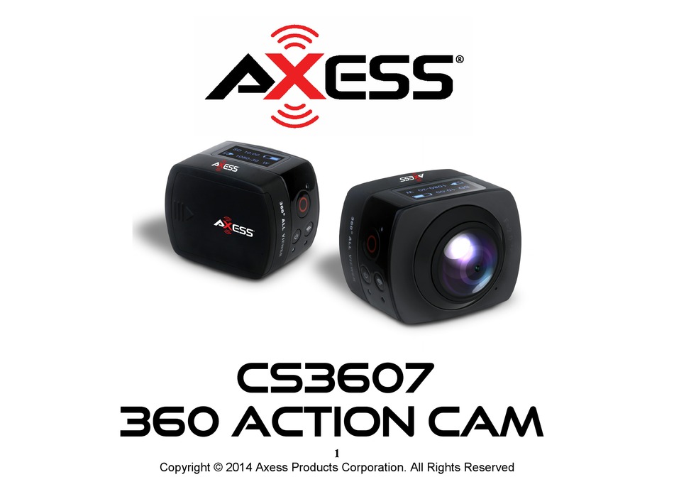 Axess 360 degree action sales cam