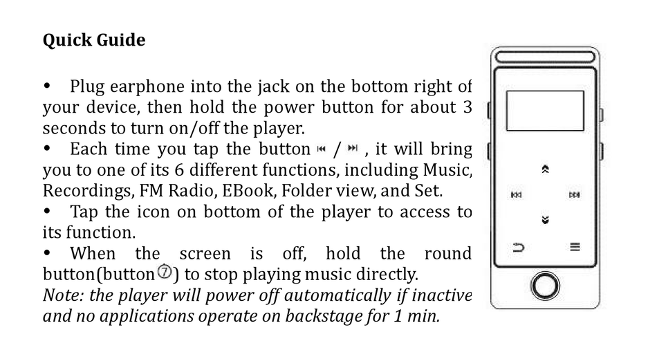 AGPTEK M20S QUICK MANUAL Pdf Download ManualsLib