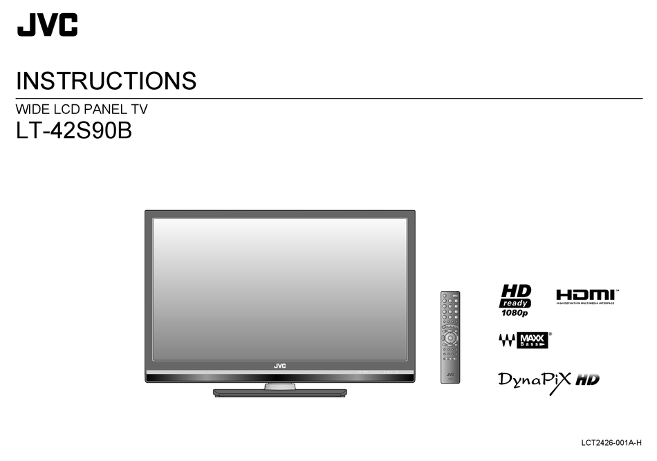 JVC LT 42S90B INSTRUCTIONS MANUAL Pdf Download ManualsLib