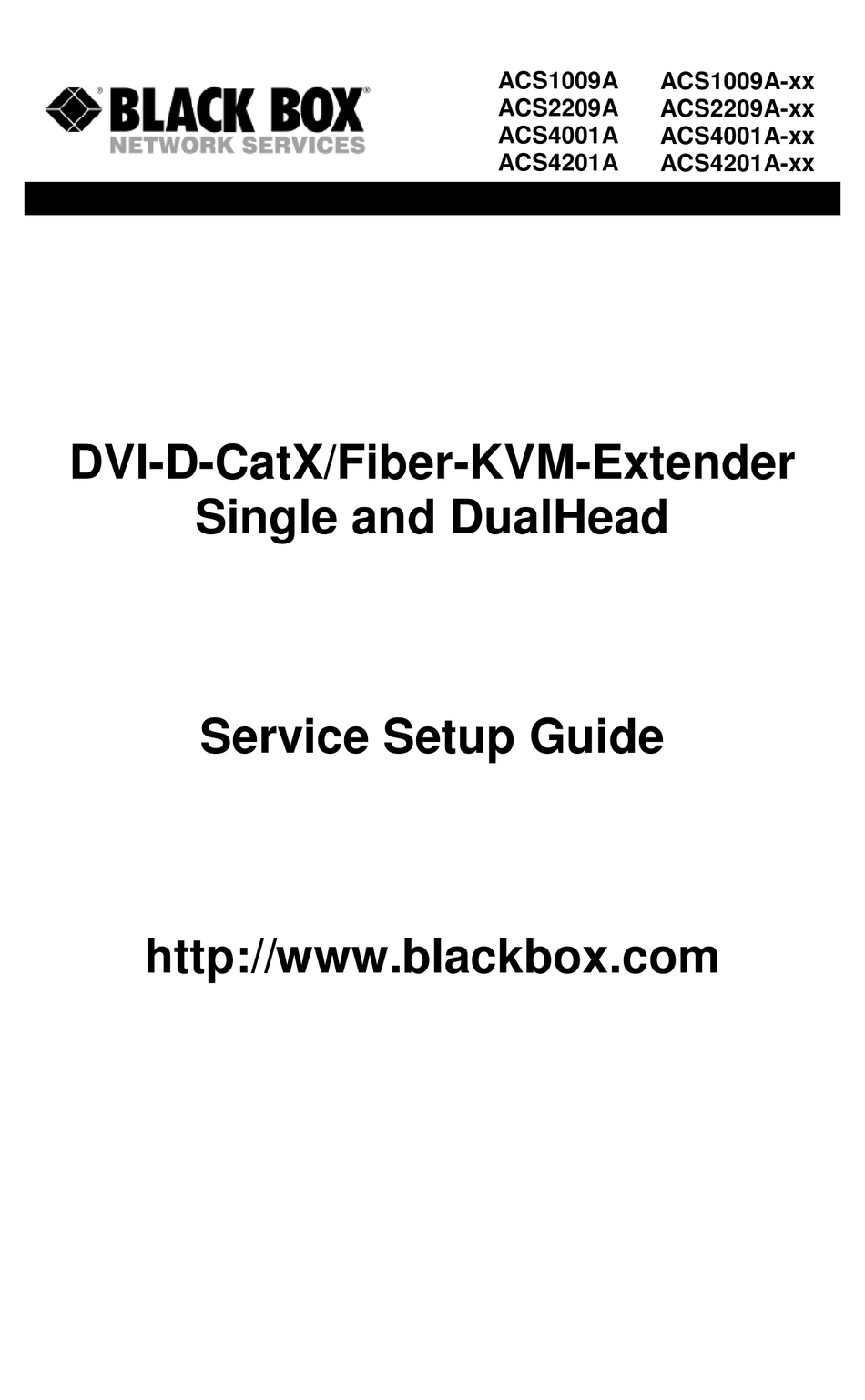 black-box-acs1009a-series-setup-manual-pdf-download-manualslib