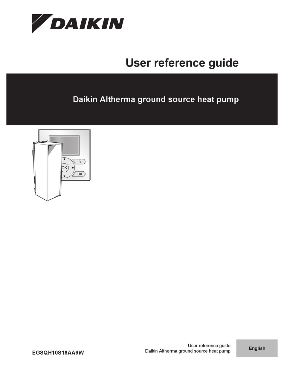 DAIKIN ALTHERMA USER REFERENCE MANUAL Pdf Download | ManuaLib