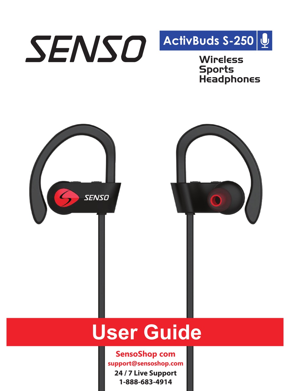 Senso Activbuds S 250 User Manual Pdf Download Manualslib