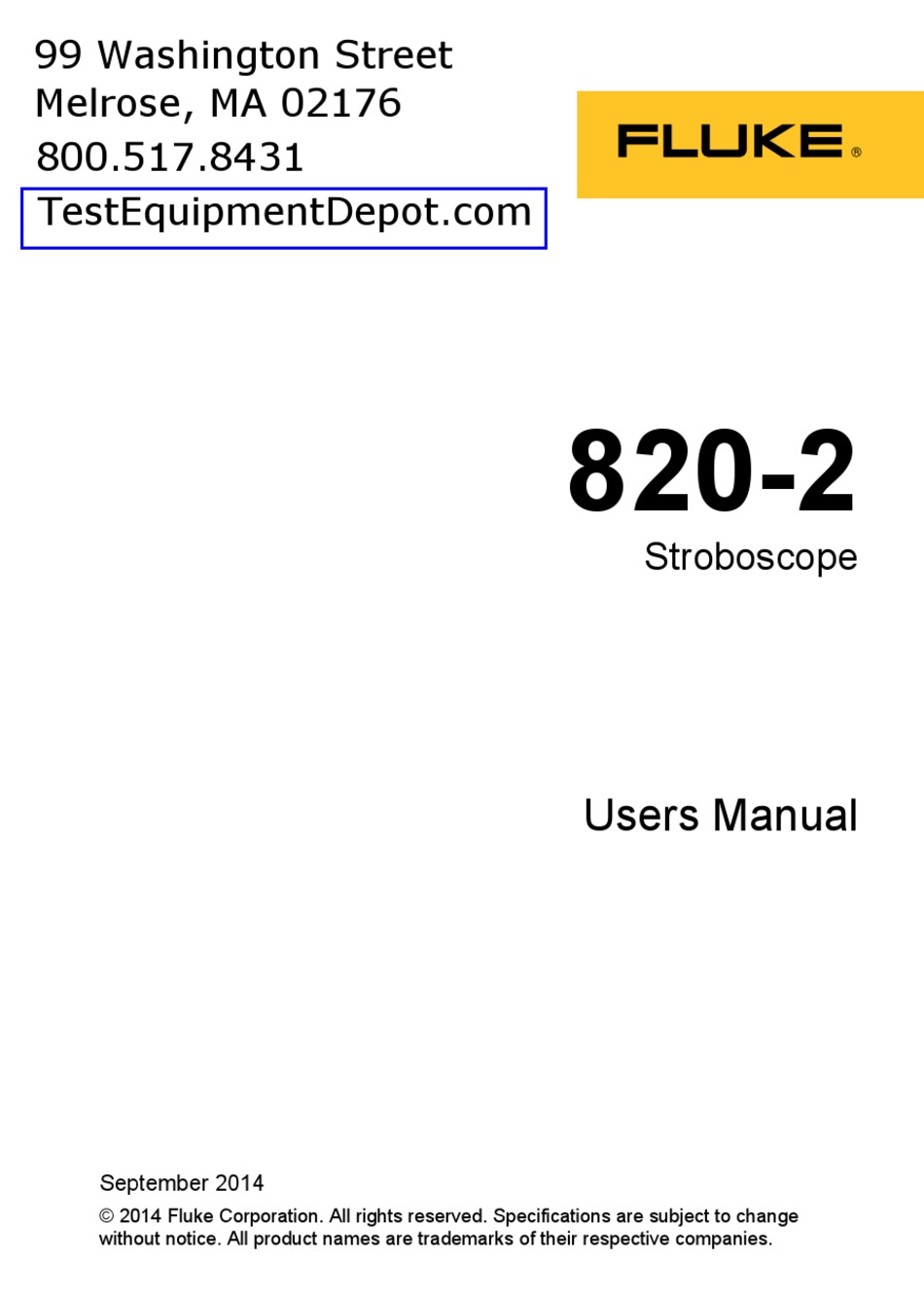 FLUKE 8202 USER MANUAL Pdf Download ManualsLib