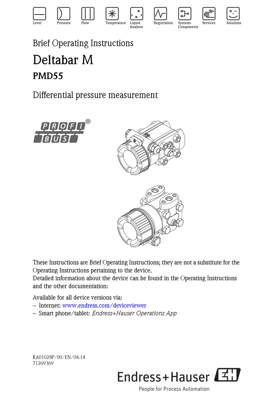 pressure transmitter calibration equipment endress hauser