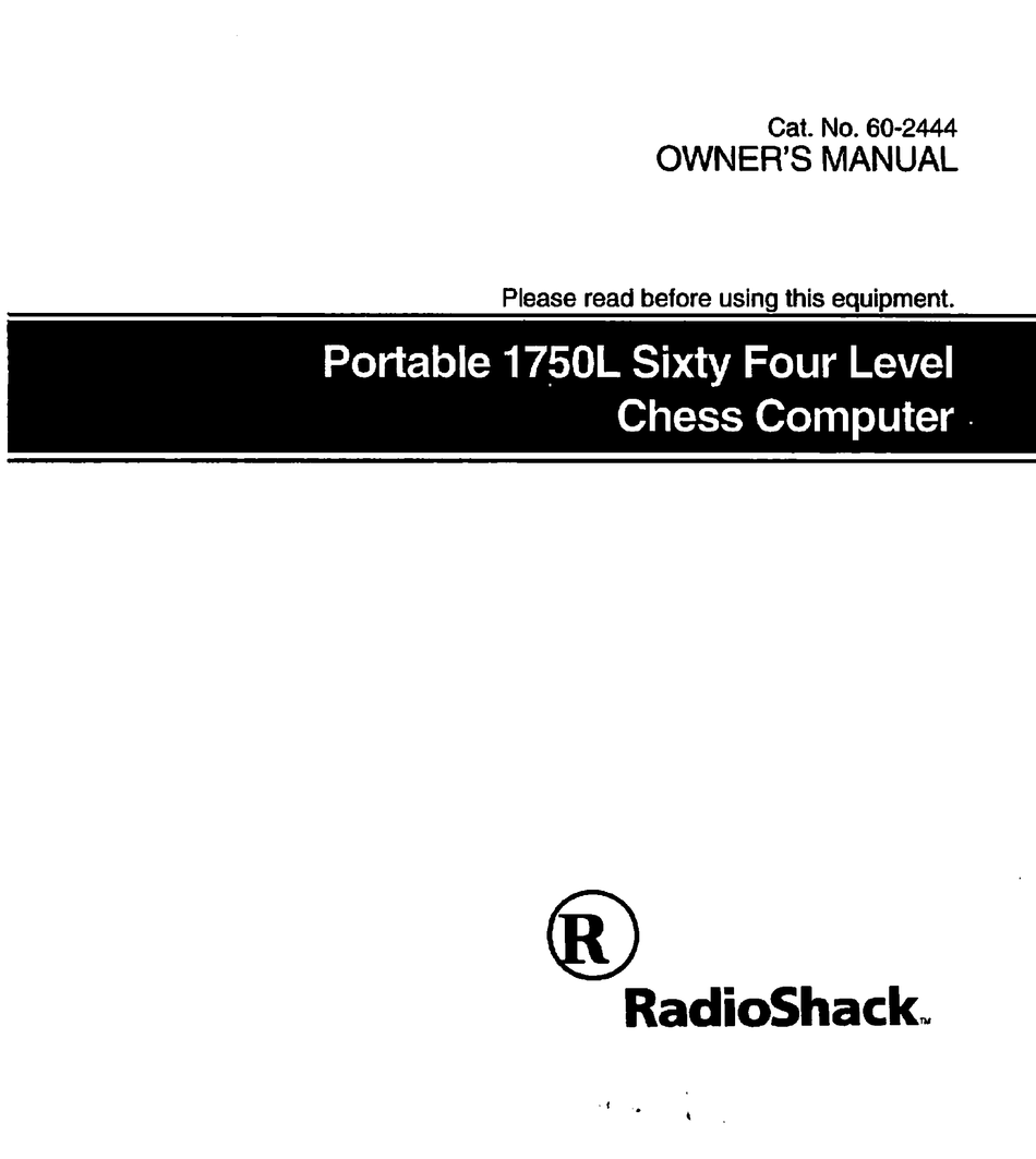 Chess Champion 2150l User Manual Compmaha