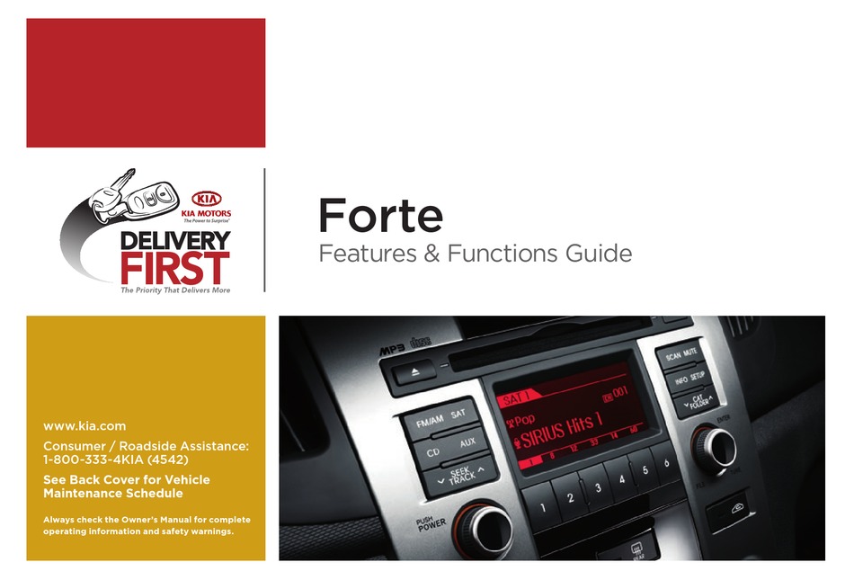 KIA FORTE FEATURES MANUAL Pdf Download | ManualsLib