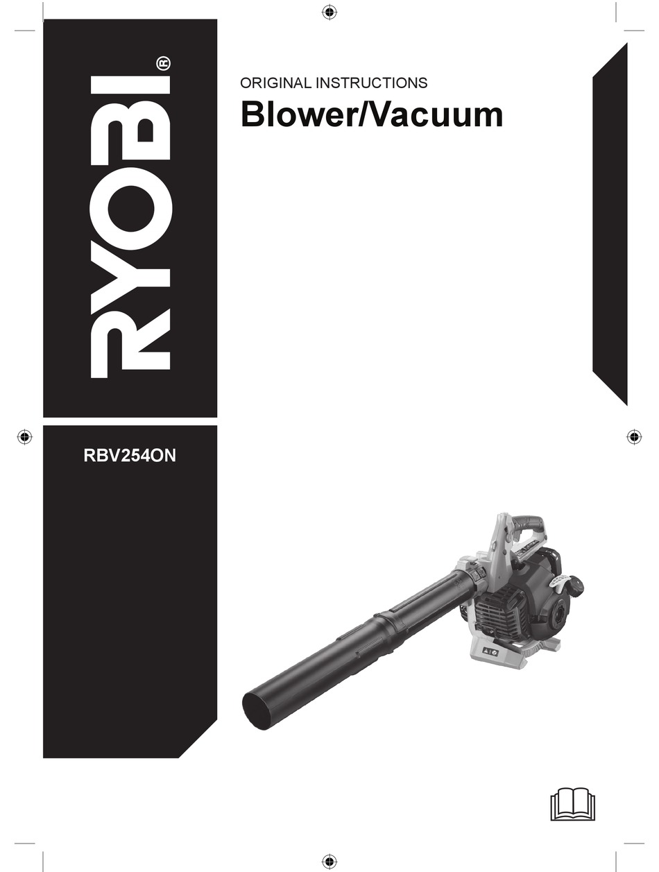 RYOBI RBV254ON ORIGINAL INSTRUCTIONS 