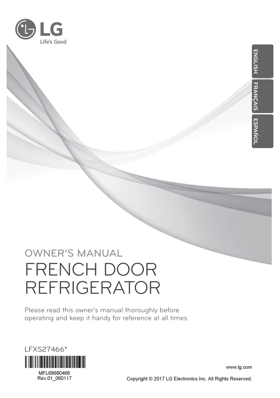 LG LFXS27466 SERIES OWNER'S MANUAL Pdf Download | ManualsLib