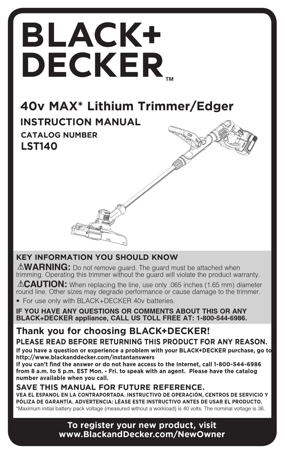 Black Decker Lst140 Instruction Manual Pdf Download Manualslib
