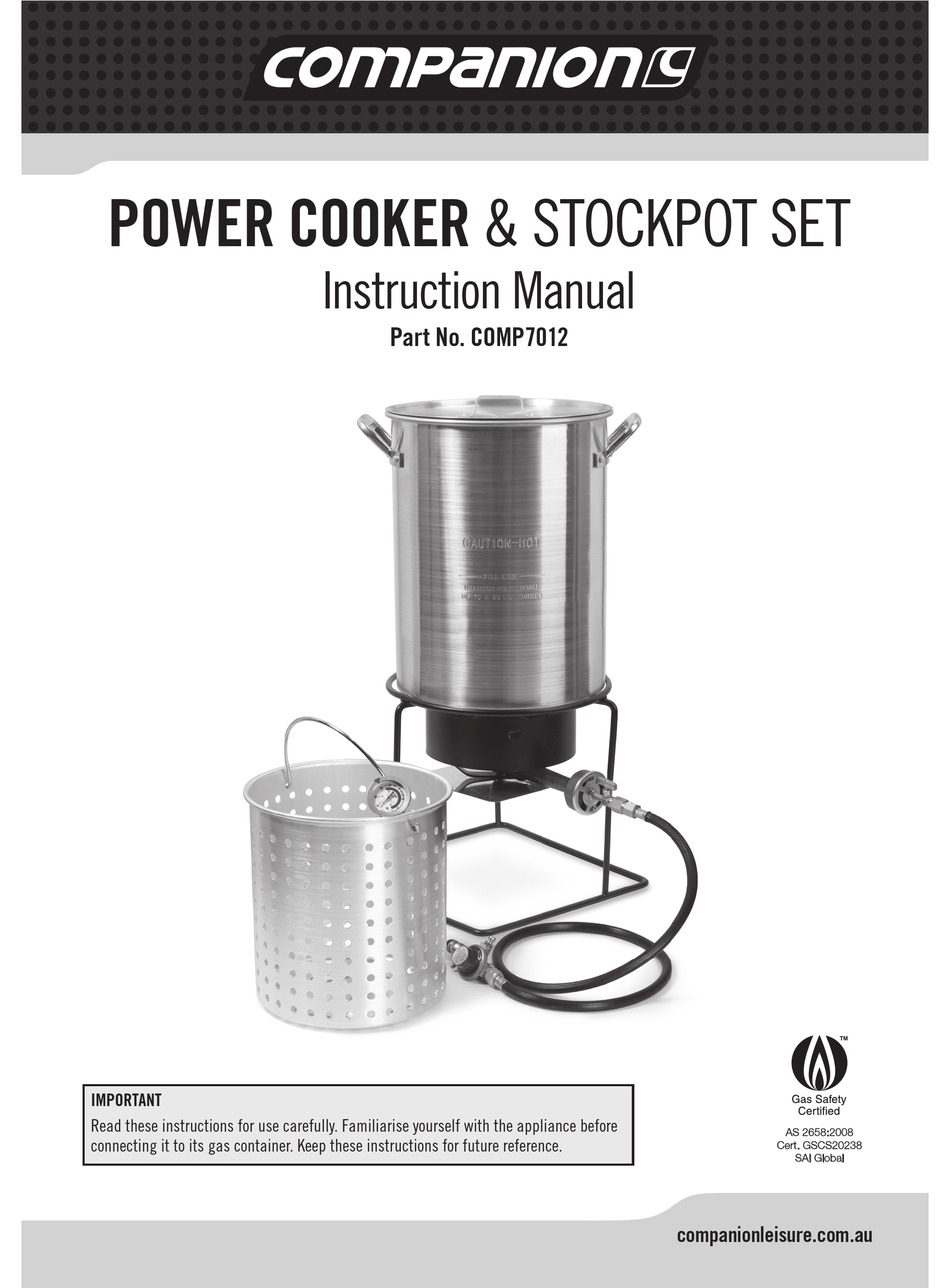 Companion Power Cooker & Stockpot Set