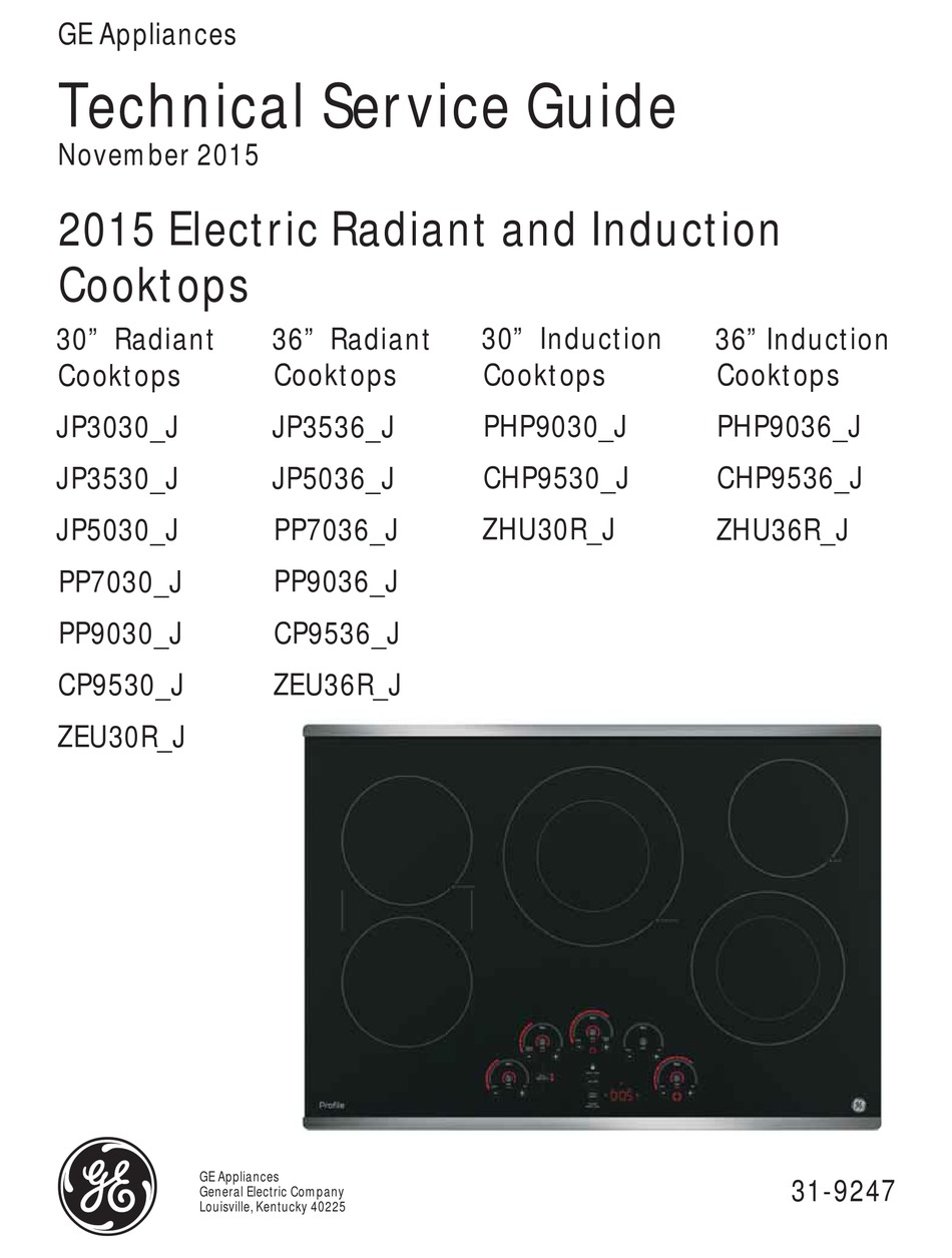 GE JP3030*J SERIES TECHNICAL SERVICE MANUAL Pdf Download | ManualsLib | Ge Induction Cooktop Schematic | | ManualsLib