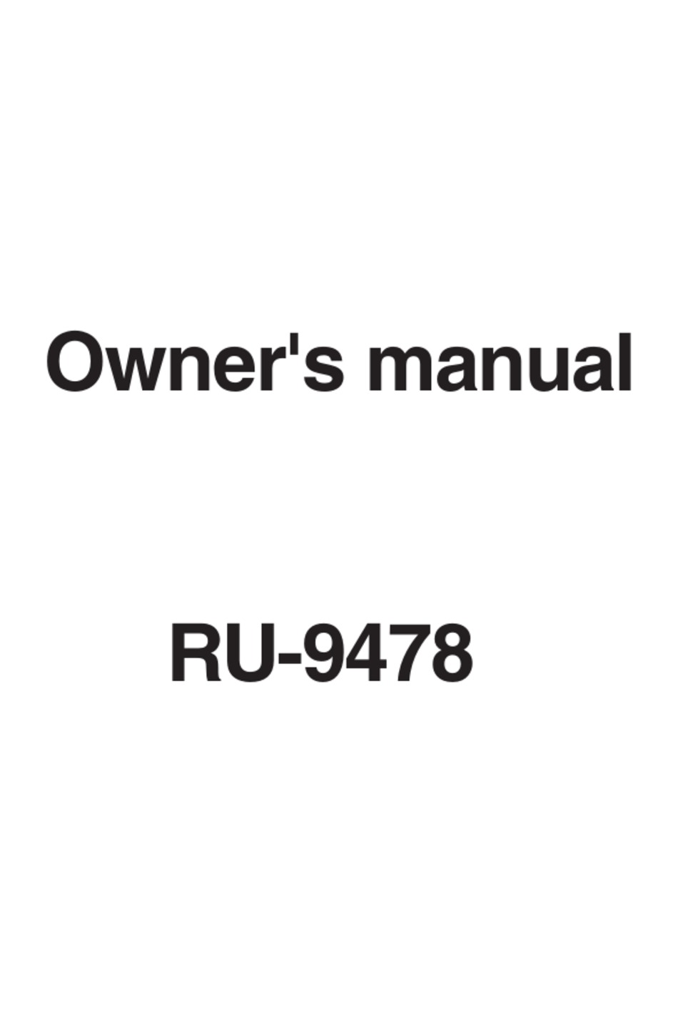 clarion-ru-9478-owner-s-manual-pdf-download-manualslib