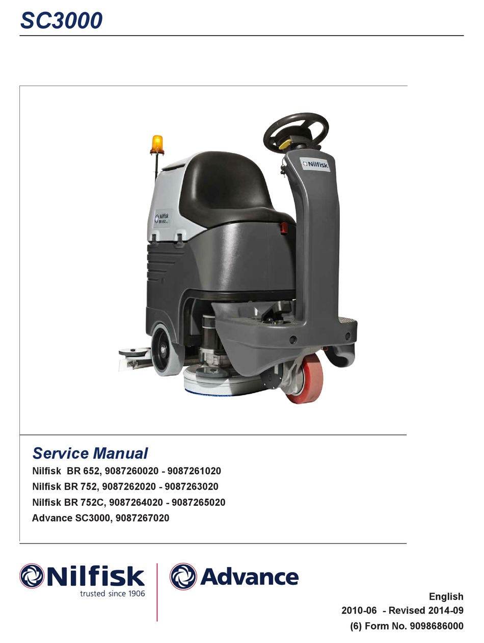 NILFISK-ADVANCE SC3000 SERVICE MANUAL Pdf Download | ManualsLib