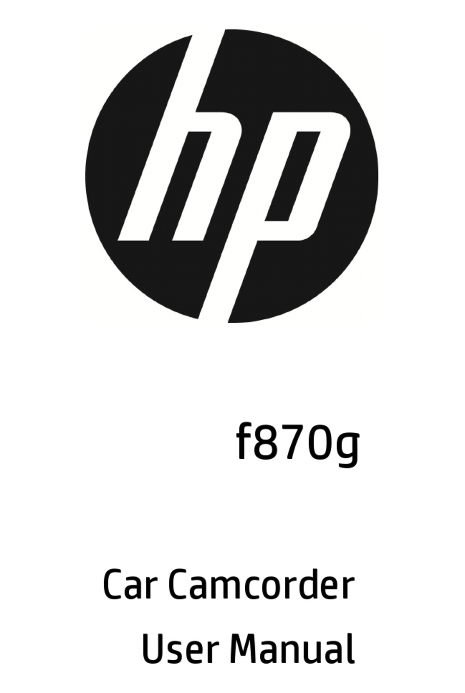 Het pad Bewustzijn droogte HP F870G USER MANUAL Pdf Download | ManualsLib