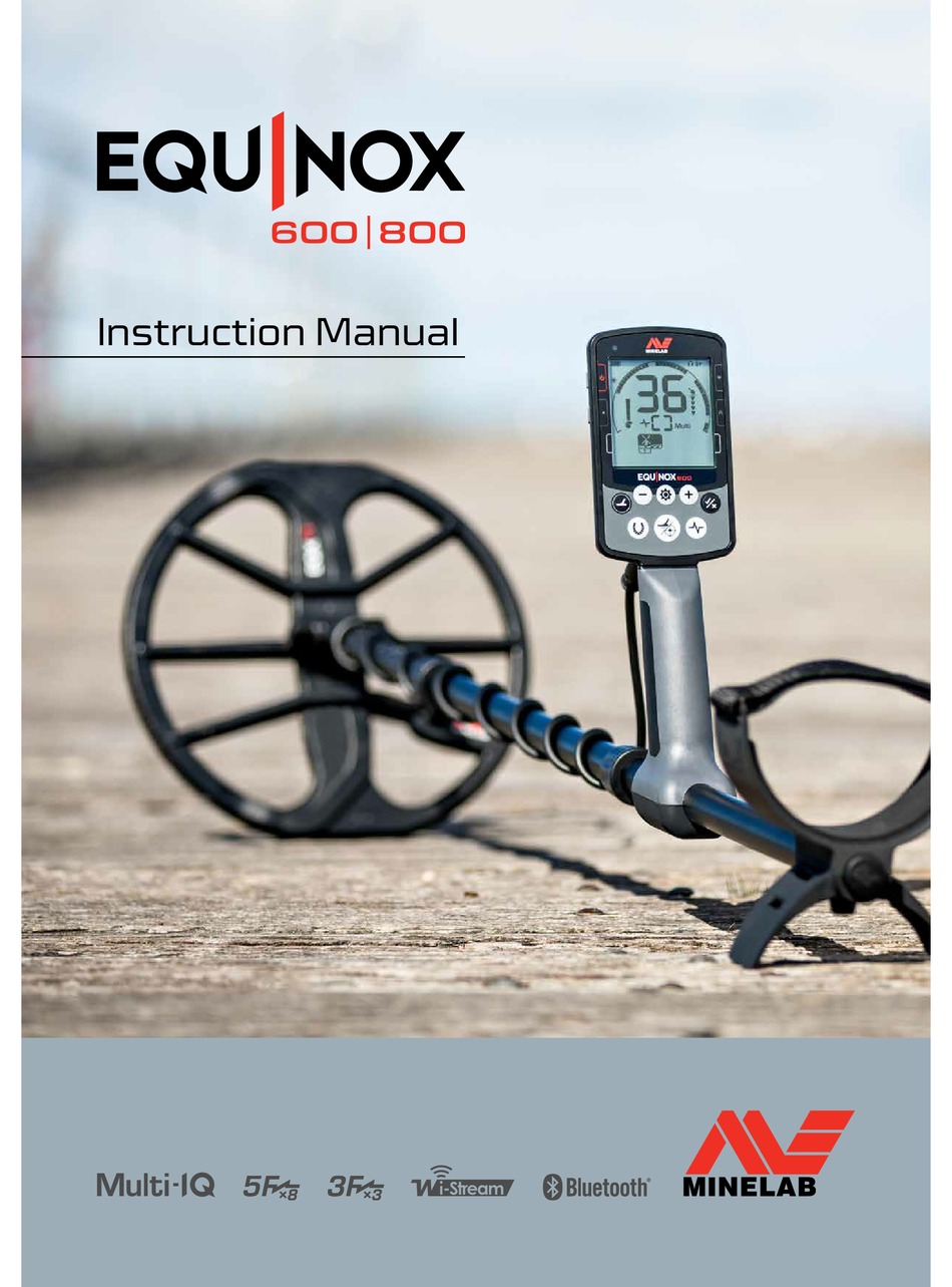 MINELAB EQUINOX 600 INSTRUCTION MANUAL Pdf Download | ManualsLib