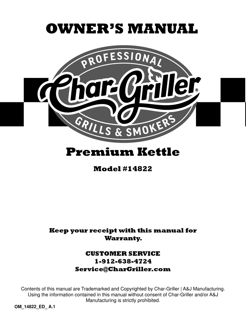 char griller customer service