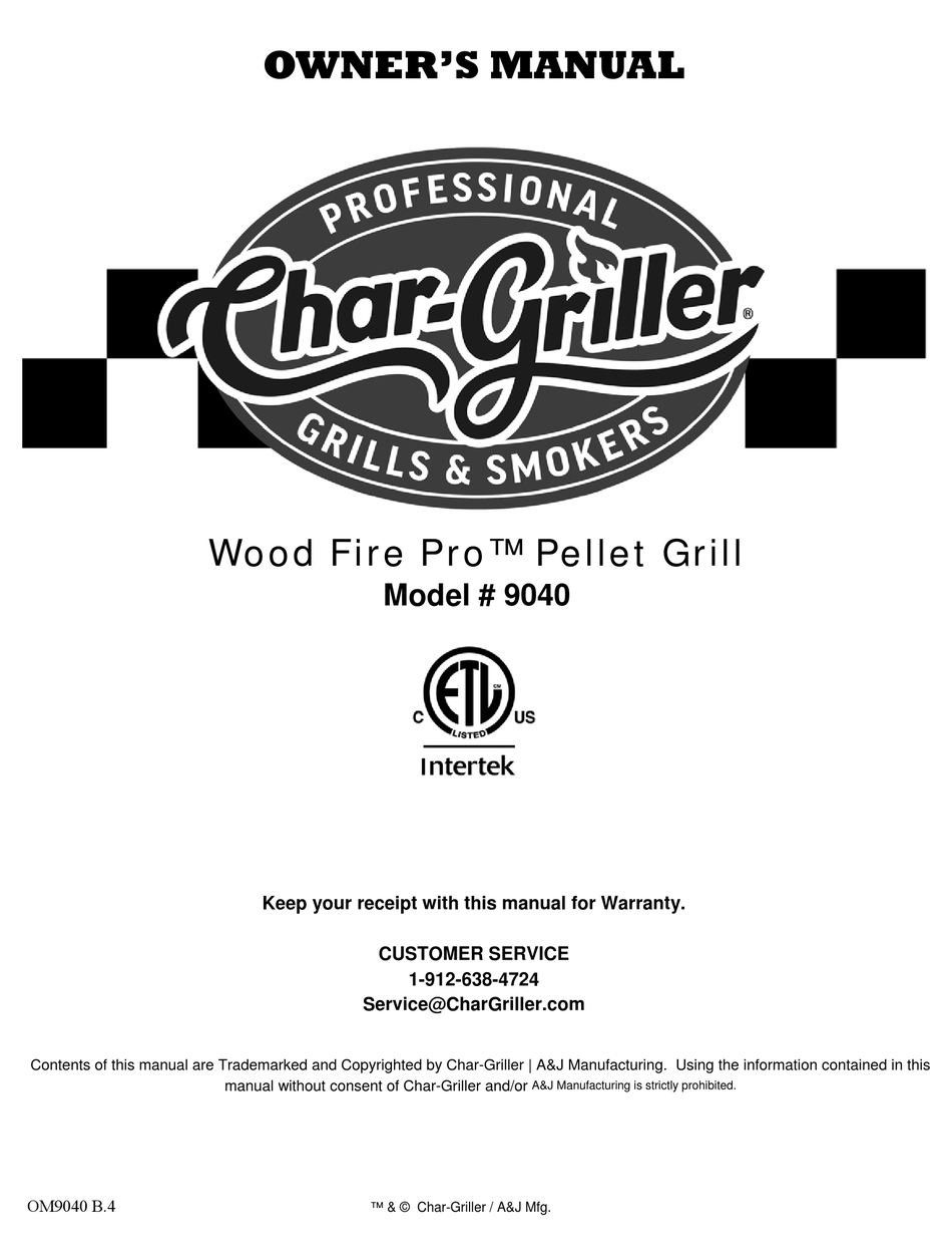 char griller customer service