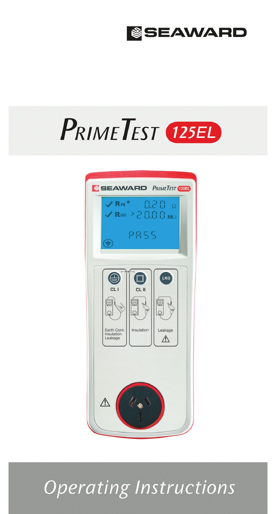 Seaward Primetest 125 El Operating Instruction Pdf Download Manualslib