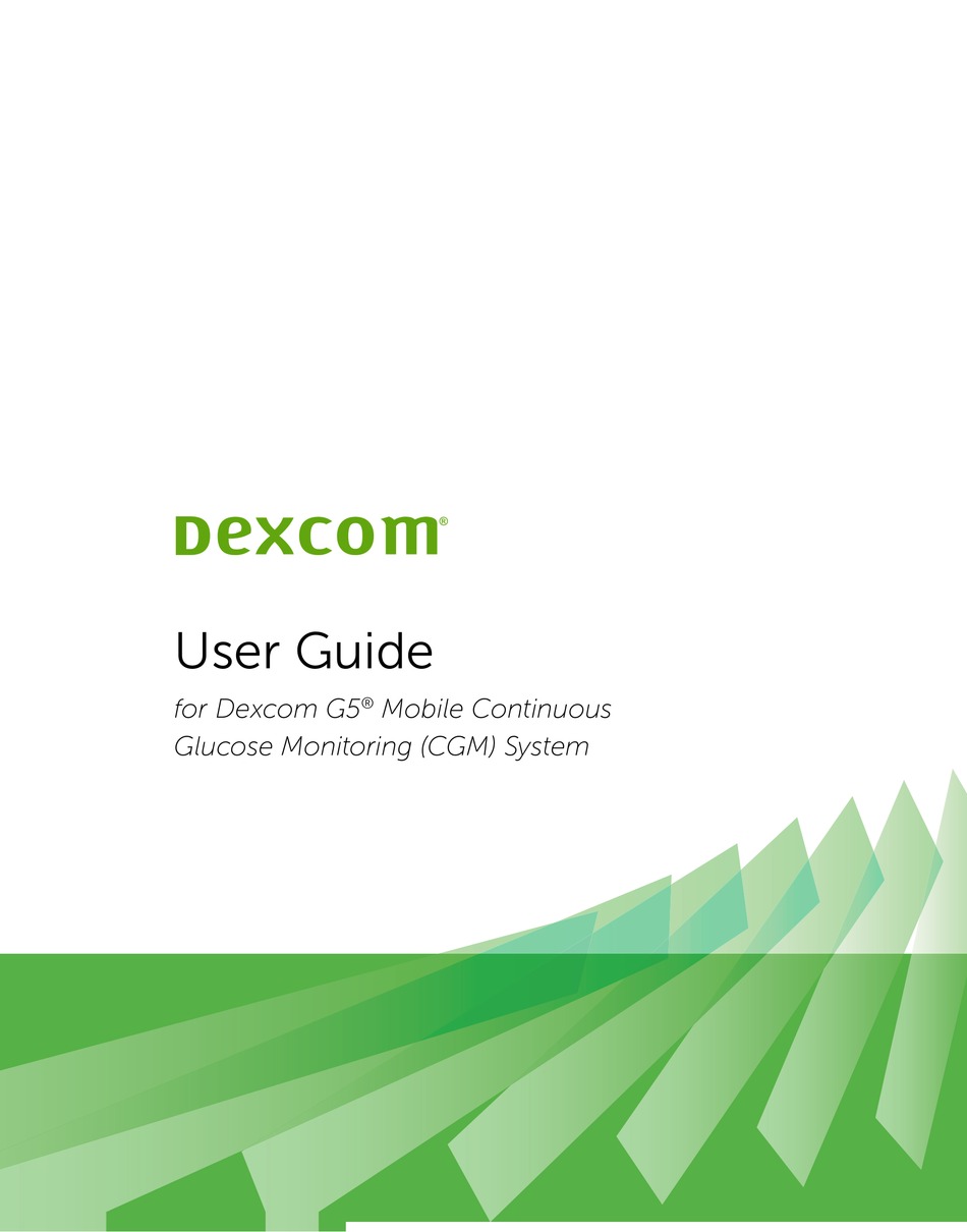 DEXCOM G5 USER MANUAL Pdf Download | ManualsLib