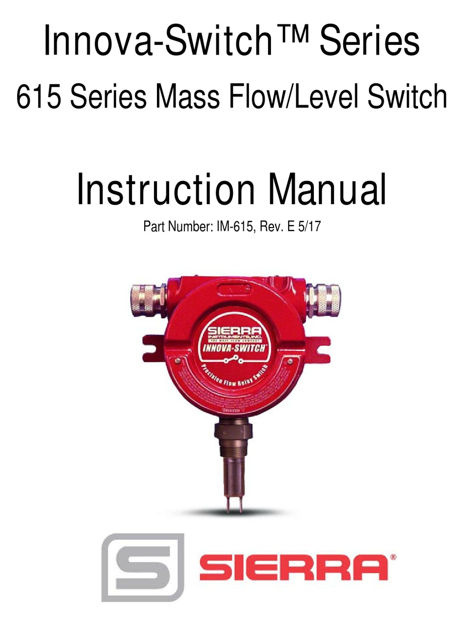 SIERRA INNOVASWITCH 615FS4200 INSTRUCTION MANUAL Pdf Download
