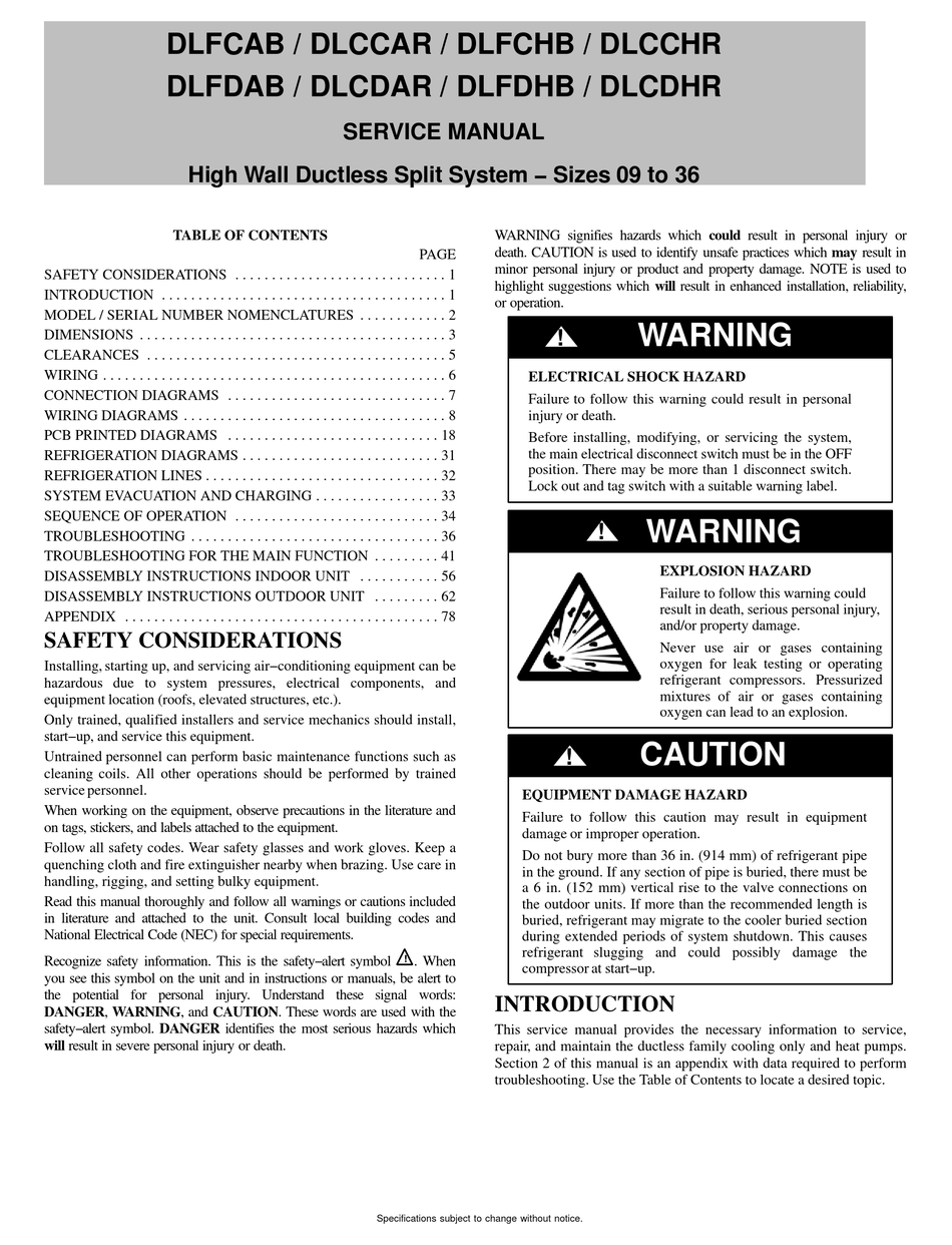 Keeprite Dlfcab Service Manual Pdf Download Manualslib